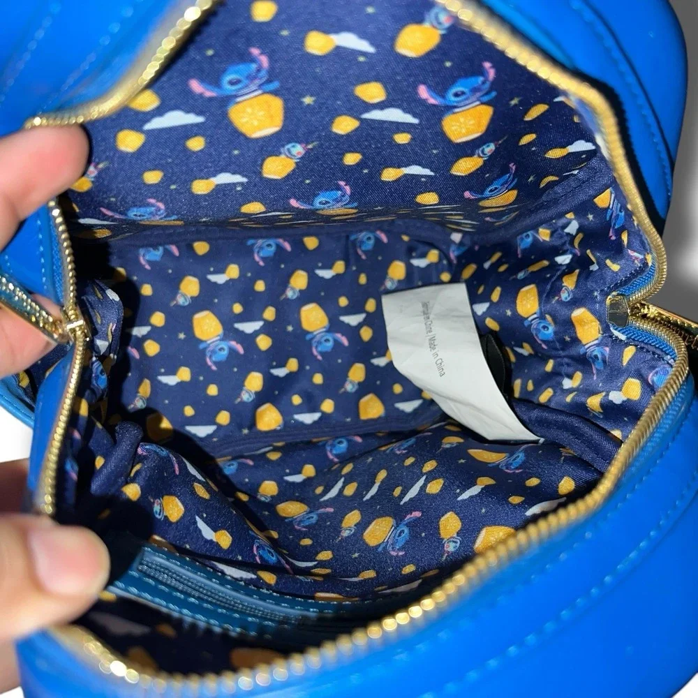 DISNEY Loungefly Mini Backpack Lilo Stitch Lanterns Night Sky‎ Clouds